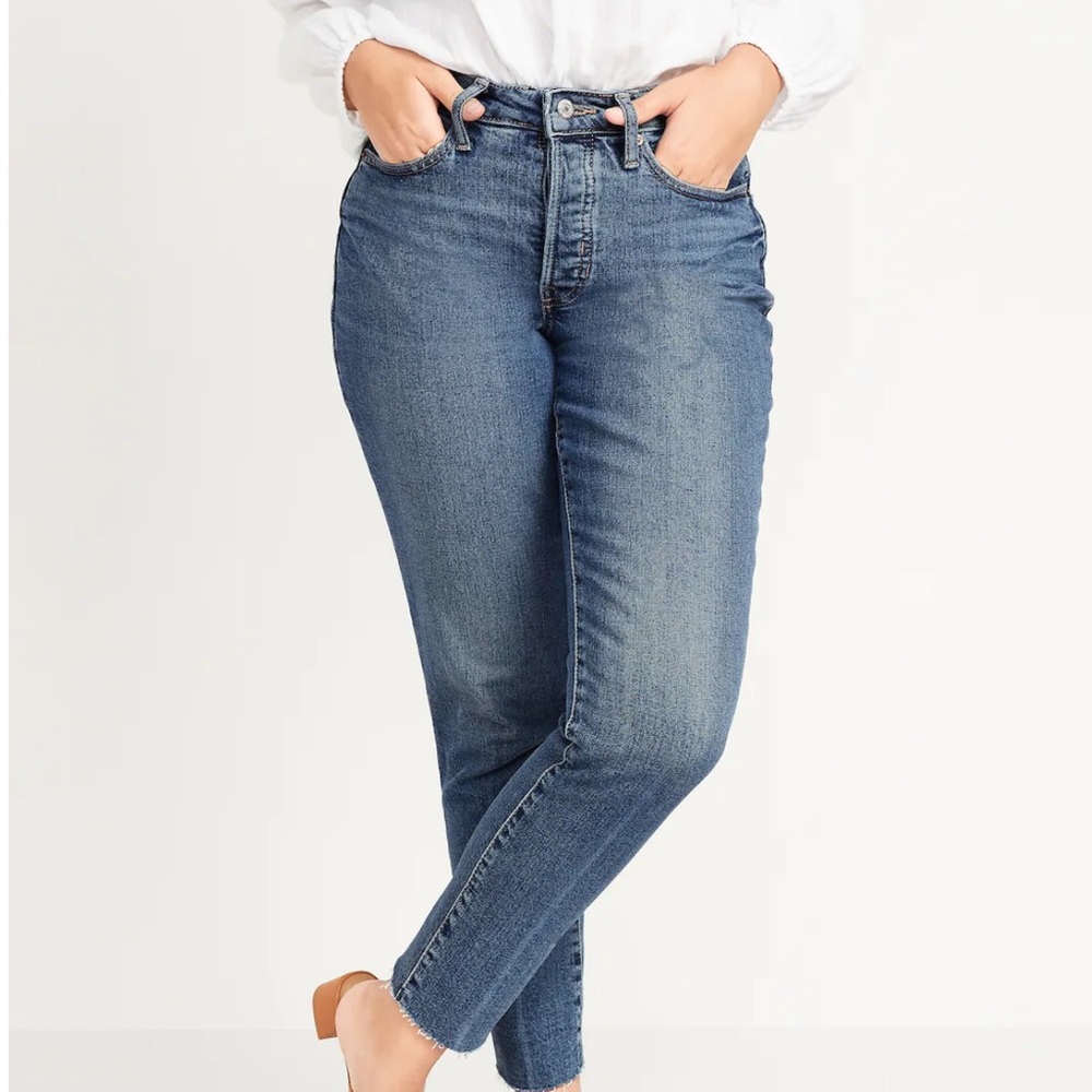 OLD NAVY - High Rise Curvy O.G. Straight Leg Jeans Sz 4 / 27